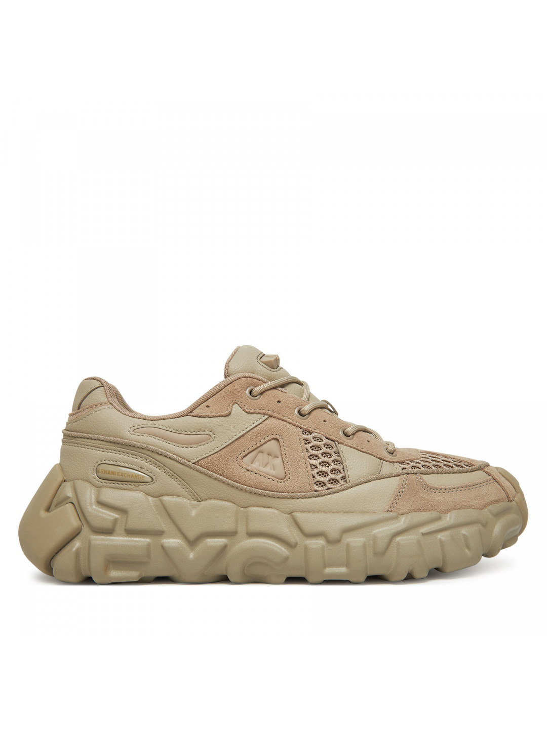 Sneakersy Armani Exchange XUX269 XV960 01825 Béžová